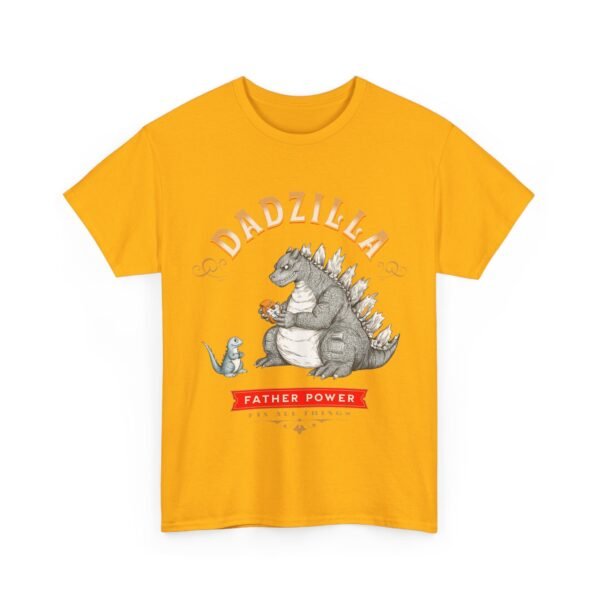 WickerStudio Father Power Dadzilla Unisex Heavy Cotton Tee Shirt for Dad, Father's Day Gift, Dad Birthday Present, Daddy Tee - Image 23