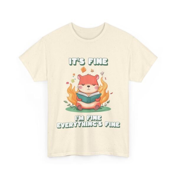 WickerStudio Capybara Calmly Reading Unisex Tee, Animal Lover Gift, Cute Animal Graphic Shirt, Bookworm Tee - Image 11