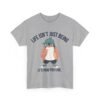WickerStudio Motivation Penguin T-Shirt, Unisex Tee, Motivational Graphic Shirt, Inspirational Top, Courage Quote - Image 23