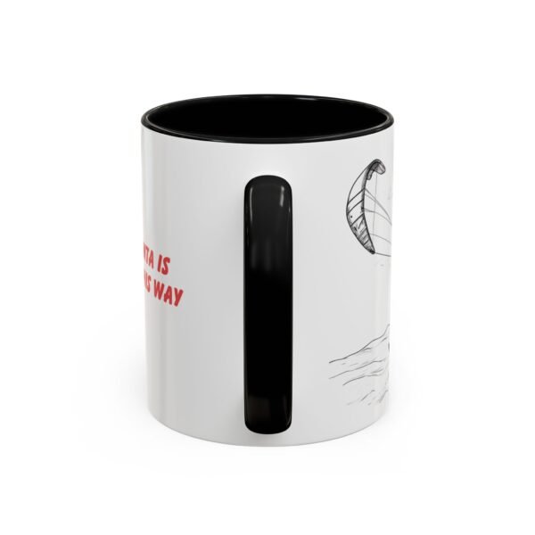 WickerStudio Santa is on his way, Snow Kiting, Christmas Mug, Holiday Mug, Festive Mug, Santa Mug, 11oz,  Gift for Christmas - Image 4