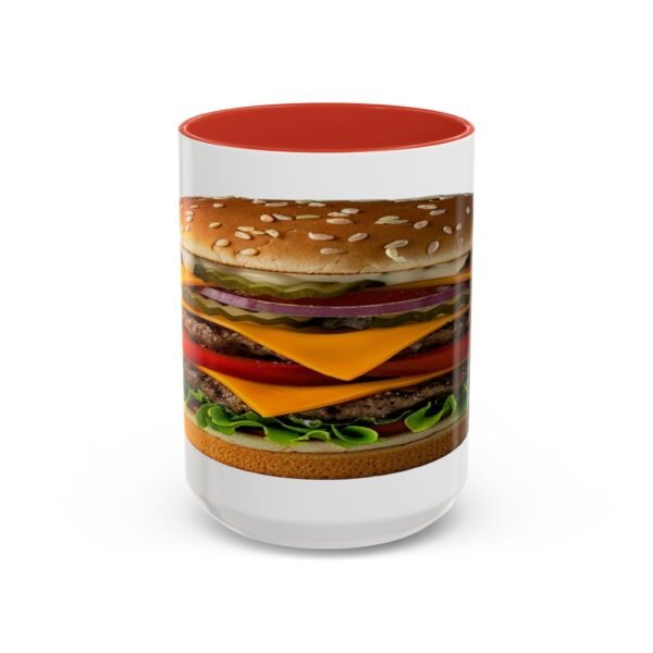 WickerStudio Funny Hamburger Mug, Ceramic Tea Cup, Cute Kitchen Decor, Unique Gift - Image 29
