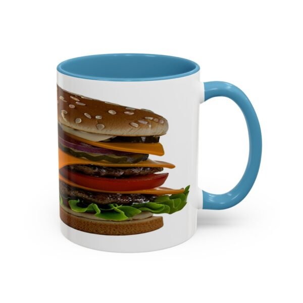 WickerStudio Funny Hamburger Mug, Ceramic Tea Cup, Cute Kitchen Decor, Unique Gift - Image 34