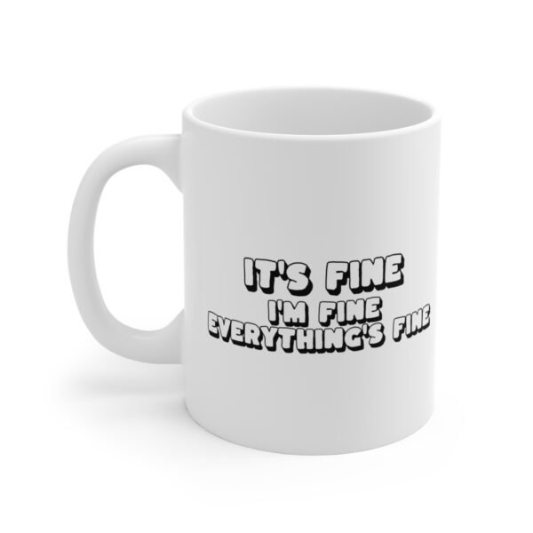 WickerStudio Capybara Calm Mug, Animal Lover Gift, Cute Animal Coffee Cup, Everything's Fine Tea Mug, Pet Owner Present - Image 2
