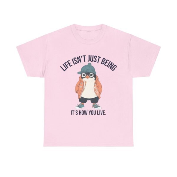 WickerStudio Motivation Penguin T-Shirt, Unisex Tee, Motivational Graphic Shirt, Inspirational Top, Courage Quote - Image 41