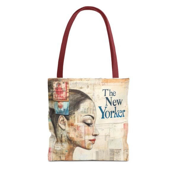 WickerStudio The New Yorker Tote Bag, Stylish - Fashionable Carryall, Chic Shoulder Bag, Trendy Market Elegant Book Tote - Image 5