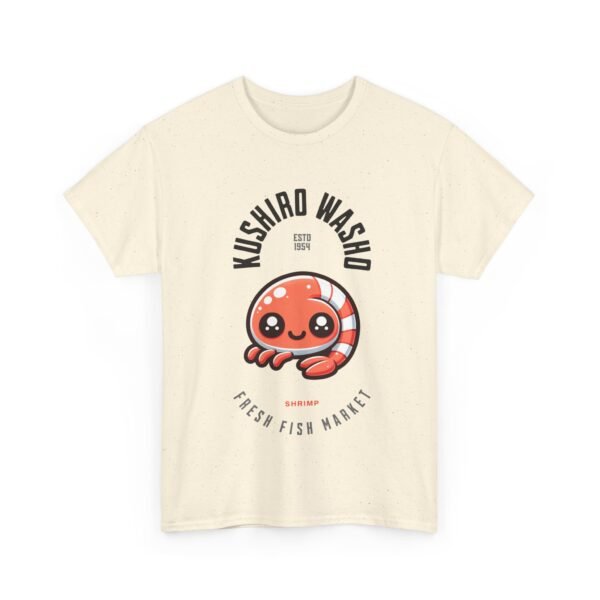 WickerStudio Japanese Seafood Market Unisex Tee - Kushiro Washo Design, Hokkaido T-Shirt, Shrimp Shirt, Travel Graphic Top - Image 23