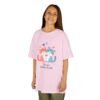Girl and Cat Kids Tee, Best Friend Animal Print Shirt - Image 59