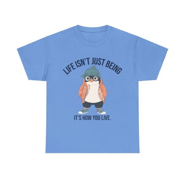 WickerStudio Motivation Penguin T-Shirt, Unisex Tee, Motivational Graphic Shirt, Inspirational Top, Courage Quote - Image 37