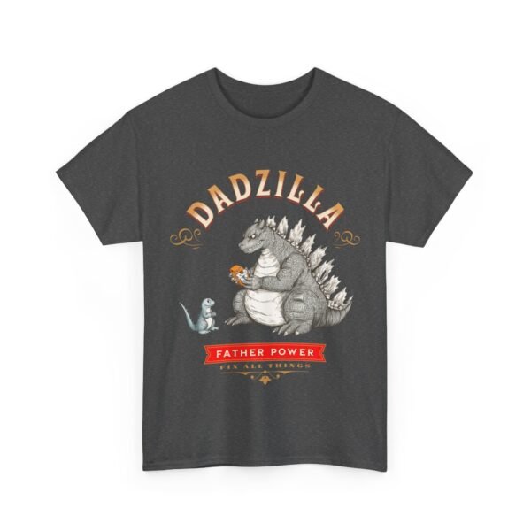 WickerStudio Father Power Dadzilla Unisex Heavy Cotton Tee Shirt for Dad, Father's Day Gift, Dad Birthday Present, Daddy Tee - Image 39