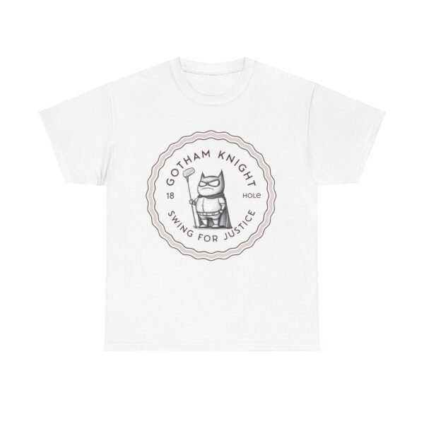WickerStudio Gotham Golf Club Swing For Justice Unisex Tee, Superhero Gift Shirt, Comic Book Tee, Dark Knight Shirt - Image 5