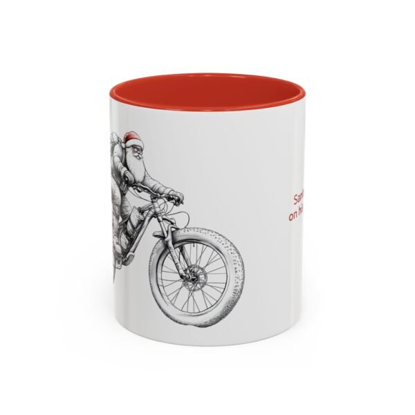 WickerStudio Santa is on his way, Christmas Mug, Holiday Mug, Festive Mug, Santa Mug, 11oz,  Gift for Christmas - Image 13