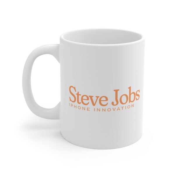 WickerStudio Memorial Mug, Tribute Coffee Cup, In Memory of Steve Jobs, Gift for Apple Fans, Inspirational Quote Mug, 11oz - Image 2