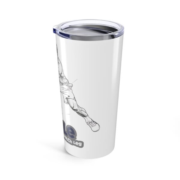 WickerStudio Nole Ultimate Stretch Leg, 20oz Tumbler, Travel Mug, Coffee Cup, Insulated Tumbler, Gift for Tennis Lovers - Image 4