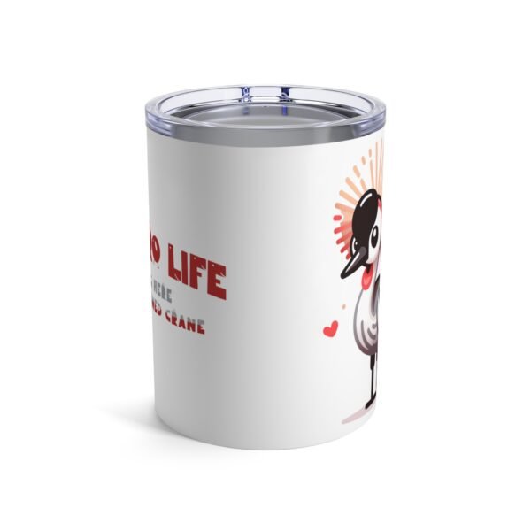 WickerStudio Kushiro Living Red Crowned CraneTumbler Mug, Tumbler Cup, Coffee Tumbler, Tea Mug, Cute Animal Gift - Image 2