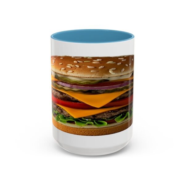 WickerStudio Funny Hamburger Mug, Ceramic Tea Cup, Cute Kitchen Decor, Unique Gift - Image 37