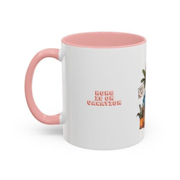 WickerStudio Kong is on vacation, Travel theme Mug, Gift for travelers, Animal lover gift, Ceramic Cup, Novelty Mug - Image 11