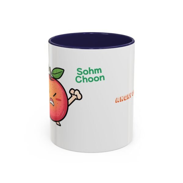 WickerStudio Orange Angry Accent Coffee Mug 11oz - Unique Kitchen Drinkware Gift for Tea Lovers - Image 5