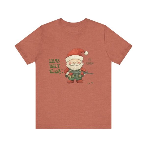 WickerStudio Santa Life is Not Easy T-Shirt, Santa Unisex Tee, Funny Graphic Shirt, Gift for Christmas, Casual Top - Image 9