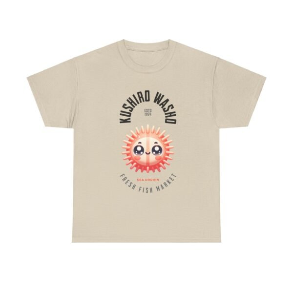 WickerStudio Japanese Seafood Market Unisex Tee - Kushiro Washo Design, Hokkaido T-Shirt, Sea Urchin T-Shirt - Image 5