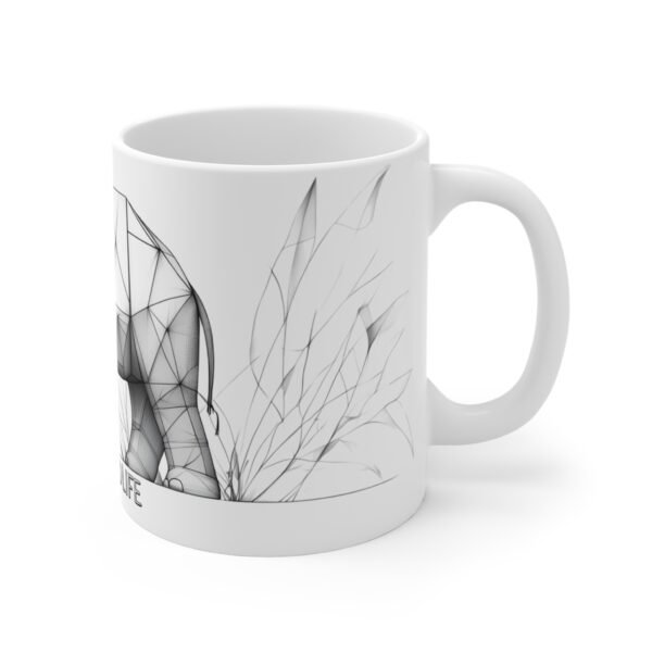 WickerStudio Elephant Save Wildlife Mug 11oz, Eco-Friendly Coffee Cup, Animal Lover Gift, Jungle Safari Decor - Image 3