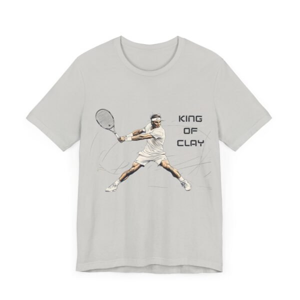 WickerStudio T-Shirt, King of Clay Rafa Super Fan, Tennis Tee, Sports Fan Gift, Tennis Player Shirt - Image 27