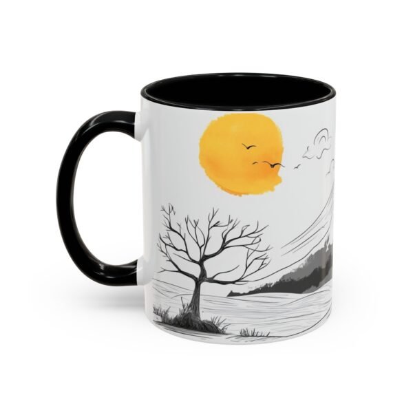 WickerStudio Mountain Trail Trekking Duet Lover Coffee Mug, Outdoor Adventure Camping Tea Cup Gift, Hiking Couple - Image 3