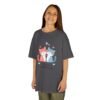 Girl and Cat Kids Tee, Best Friend Animal Print Shirt - Image 55