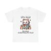 WickerStudio Cat Calmly Reading Unisex Tee, Kitten Lover Gift, Cute Animal Graphic Shirt, Bookworm Tee, Cat Lady Shirt