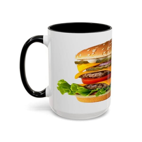WickerStudio Funny Hamburger Mug, Ceramic Tea Cup, Cute Kitchen Decor, Unique Gift - Image 19