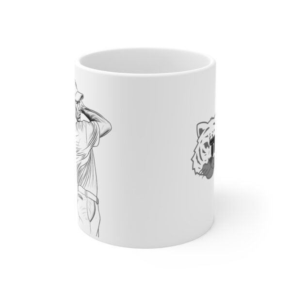 WickerStudio Tiger Legend Mug, Golfer Fan Coffee Cup, Golfer Gift