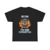 WickerStudio Its Fine, Everything Fine Unisex Tee, Animal Lover Gift, Cute Animal Graphic Shirt, Bookworm Tee - Image 5