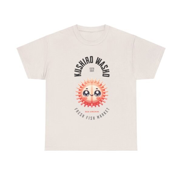 WickerStudio Japanese Seafood Market Unisex Tee - Kushiro Washo Design, Hokkaido T-Shirt, Sea Urchin T-Shirt - Image 9
