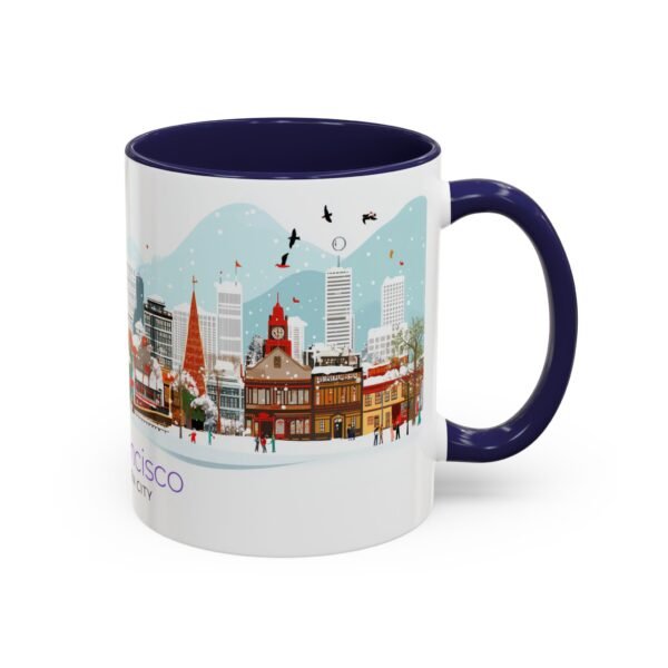 WickerStudio San Francisco The Golden City Design, California Travel Souvenir Cup, Ceramic Tea Mug, Gift for Traveler, - Image 6