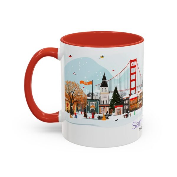 WickerStudio San Francisco The Golden City Design, California Travel Souvenir Cup, Ceramic Tea Mug, Gift for Traveler, - Image 15