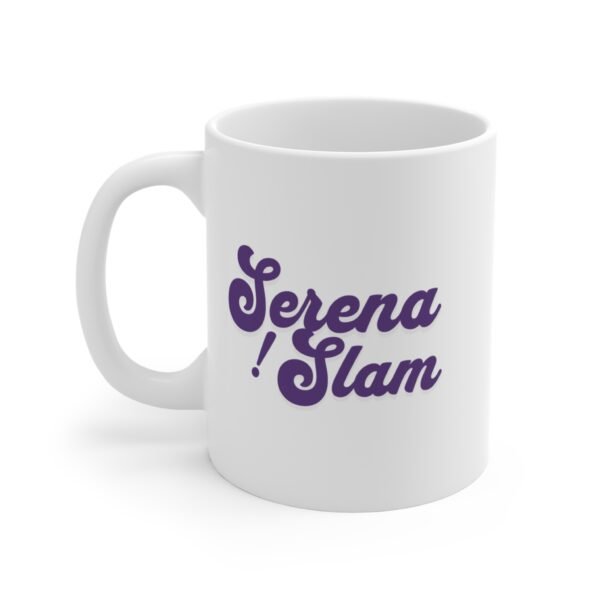 WickerStudio Serena Fan Mug, Tennis Lover Gift, Sports Coffee Cup, Tennis Player Tea Mug, Tennis Match Drinkware, Serena Fan. - Image 2