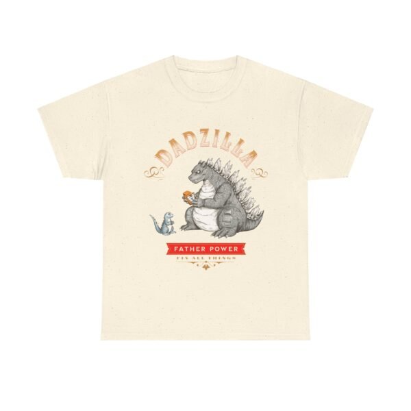 WickerStudio Father Power Dadzilla Unisex Heavy Cotton Tee Shirt for Dad, Father's Day Gift, Dad Birthday Present, Daddy Tee - Image 29