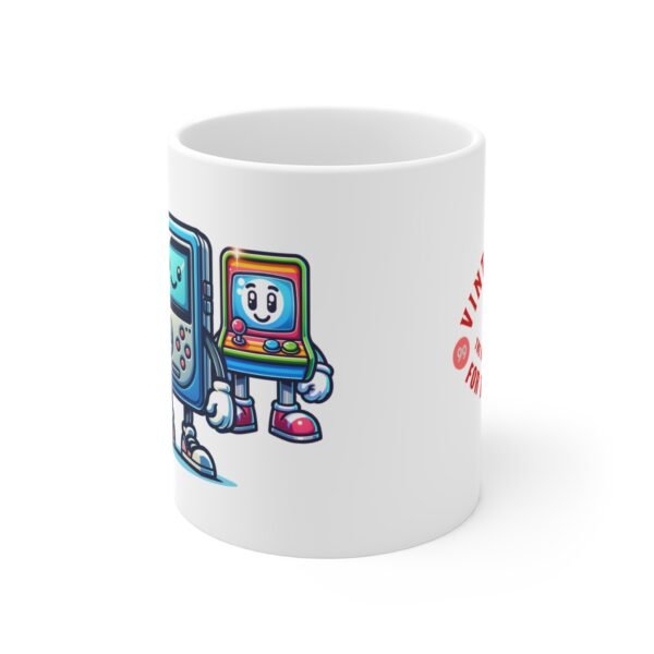 WickerStudio Vintage Memory Mug Game Joystick Arcade Retro Coffee Cup, Gamer Gift, Video Game Lover, Gaming Mug, Geeky Cup,