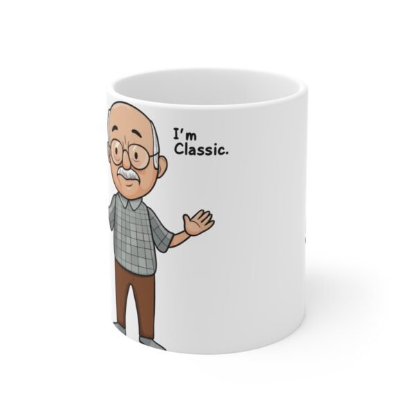 WickerStudio Not Old Man but Classic, Gift for GrandPa, Unique, Vintage Style Mug, Father's Day Gift