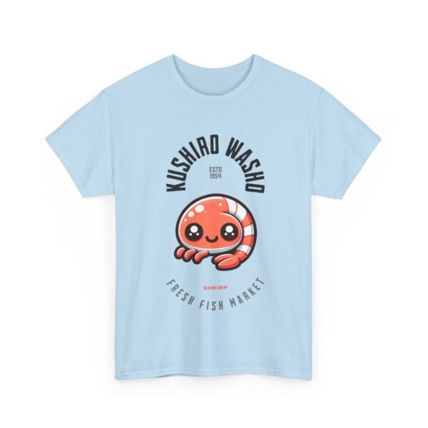 WickerStudio Japanese Seafood Market Unisex Tee - Kushiro Washo Design, Hokkaido T-Shirt, Shrimp Shirt, Travel Graphic Top - Image 27