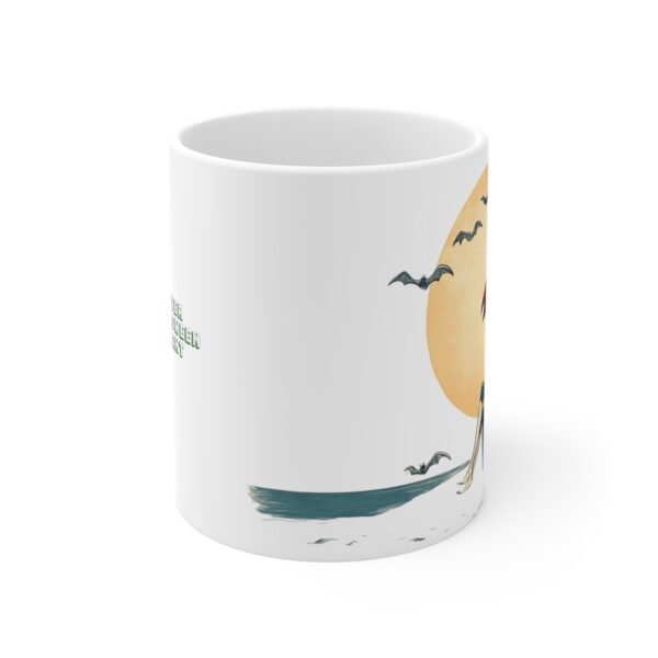 WickerStudio Dracula after halloween night Accent Coffee Mug 11oz, Halloween Gag Gift Cup, Novelty Vampire Coffee Cup