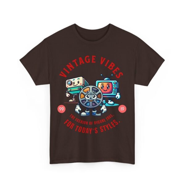 WickerStudio Vintage Memory Unisex Tee, Retro Cotton T-Shirt, Classic Fashion Shirt, Old School Style, Television Projector - Image 15