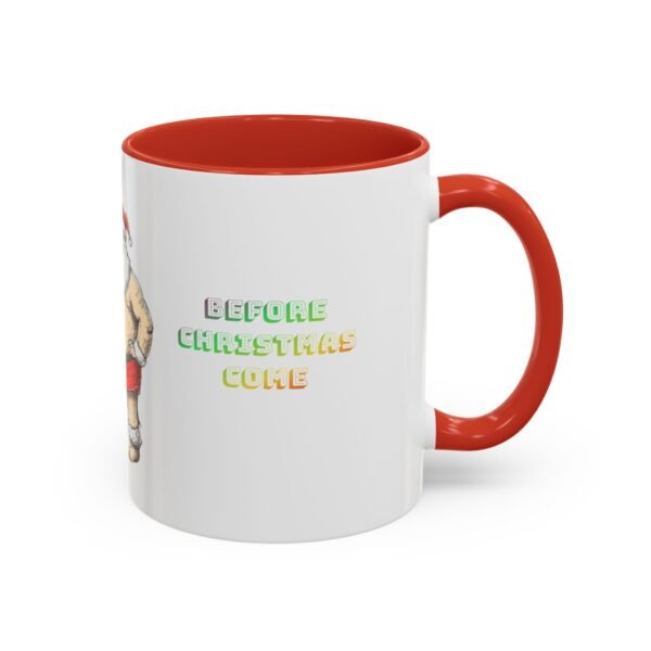 WickerStudio Santa Claus Relax on the Beach Before Christmas Come, Holiday Coffee Cup, Festive Xmas Gift, Novelty Mug - Image 14