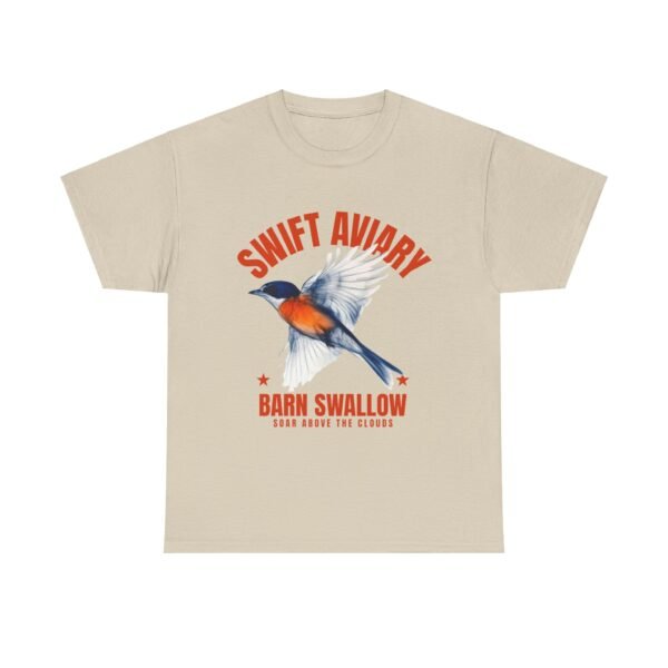 WickerStudio Barn Swallow T-Shirt, Bird Lover Tee, Nature Graphic Shirt, Wildlife Gift, Animal Print Top - Image 9