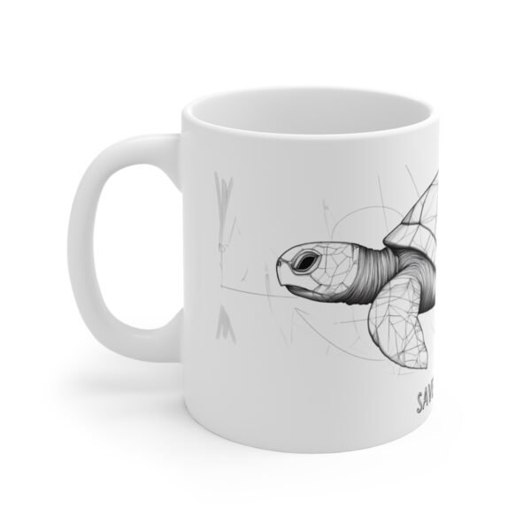 WickerStudio save wildlife concept mug, Turtle, coffee cup, nature conservation, wildlife lover gift - Image 2