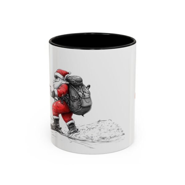 WickerStudio Santa is on his way, Snow Kiting, Christmas Mug, Holiday Mug, Festive Mug, Santa Mug, 11oz,  Gift for Christmas
