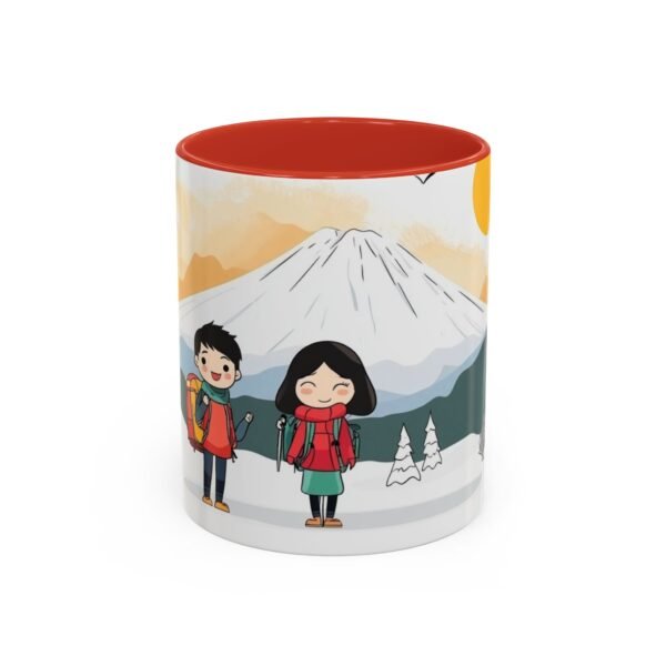 WickerStudio Duet Lover Snow Trekking Coffee Cup, Romantic Hot Beverage Drinkware, Valentine's Day Gift, Couple Winter - Image 13