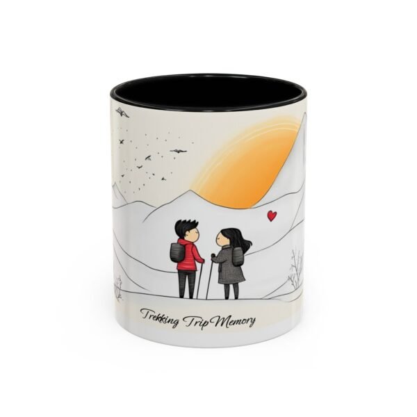 WickerStudio Trekking Trip Memory Coffee Cup, Adventure Souvenir Tea Mug, Keepsake Gift, Outdoor Memory Camping Mug,