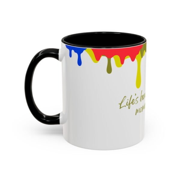WickerStudio Joyful Moments Accent Coffee Mug, Happy Hour Cup, Relaxation Mug, Cozy Drinkware, Gift for Coffee Lovers - Image 3