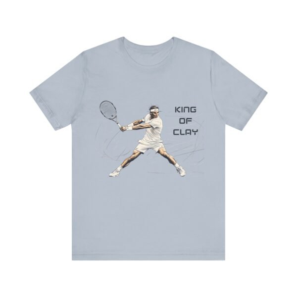 WickerStudio T-Shirt, King of Clay Rafa Super Fan, Tennis Tee, Sports Fan Gift, Tennis Player Shirt - Image 2