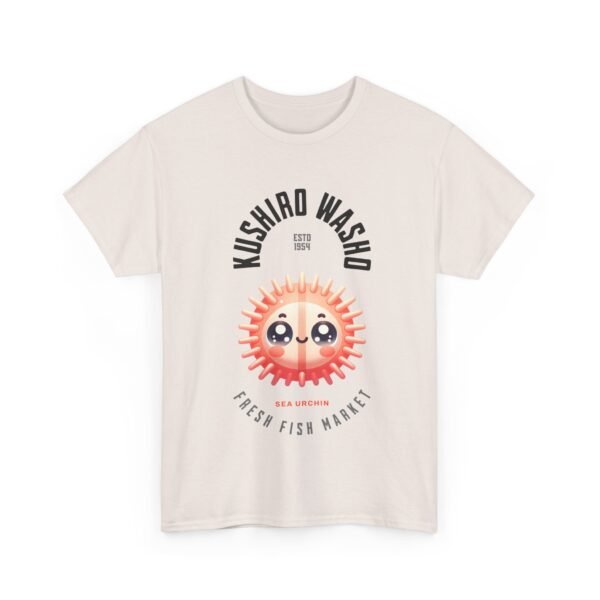 WickerStudio Japanese Seafood Market Unisex Tee - Kushiro Washo Design, Hokkaido T-Shirt, Sea Urchin T-Shirt - Image 11